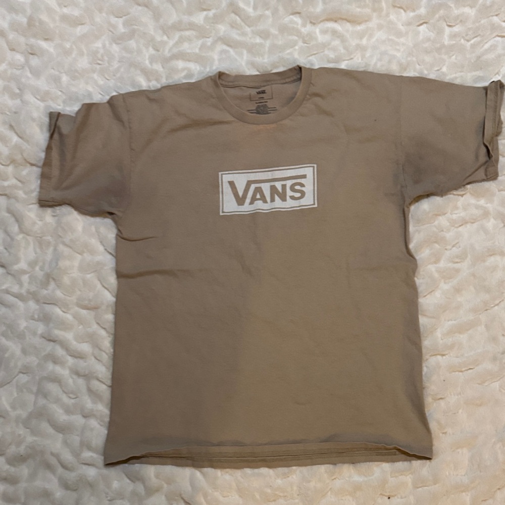 Vans Classic Tan Short Sleeve Tee classic fit